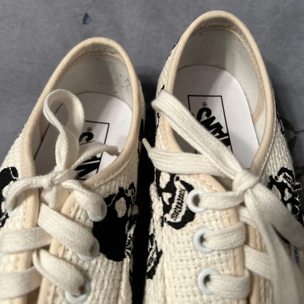 Vans Anaheim Factory Authentic 44 DX Woven Sneaker Skull 6.5 Women’s / 5 Men’s